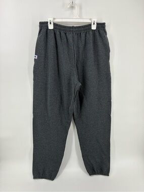 Russell Athletic Men's Dark Charcoal Elastic-Waist Sweatpants